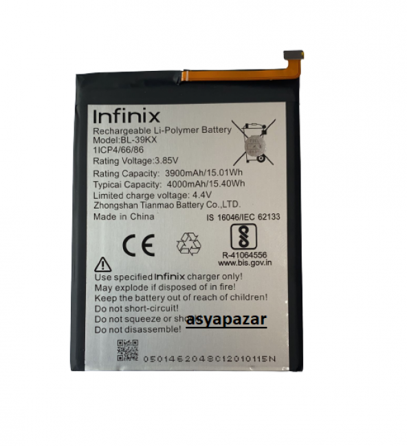 Infinix Hot 7 Hot Pro Pil Batarya BL-39KX HOT7 Pil Batarya