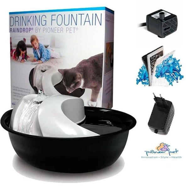 Pioneer Pet Kedi Köpek İçin Devirdaimli Otomatik Suluk 60 oz 1,77 lt