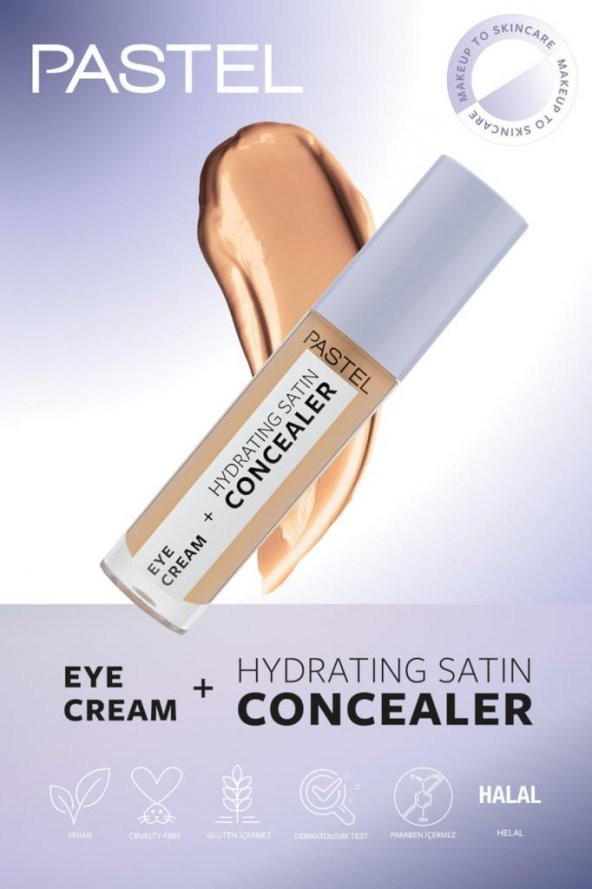 Pastel Eye Cream + Hydrating Satın Concealer 61 Vanilla - 4
