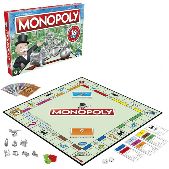 Hasbro Monopoly Klasik Classic Emlak Ticaret Oyunu - 2