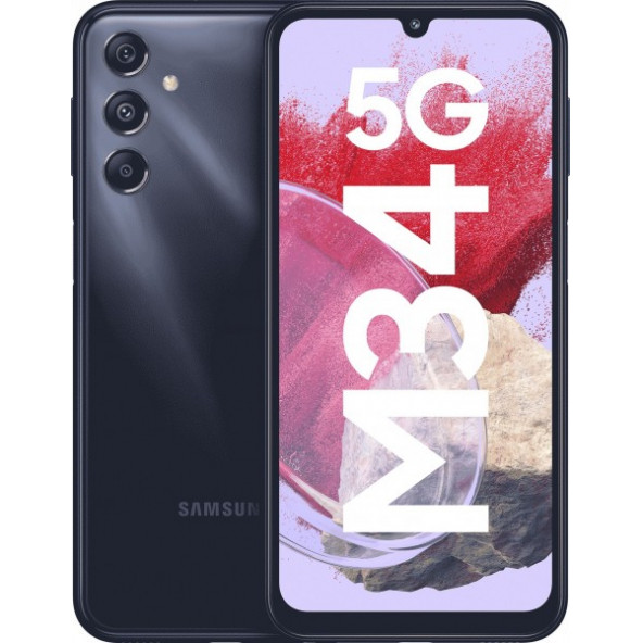 Samsung Galaxy M34 5G 128 GB 6 GB Ram Koyu Mavi (Samsung Türkiye Garantili)