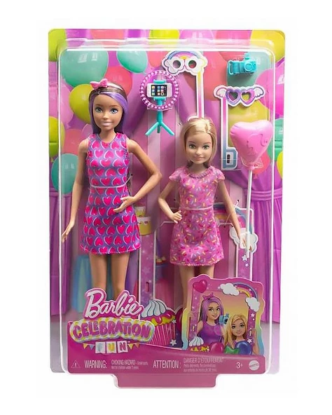 Barbie Skipper ve Stacie Doğum Günü Eğlencesi HKB12