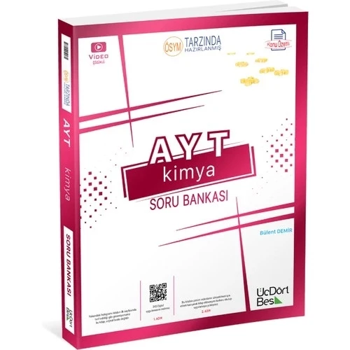AYT KİMYA SORU BANKASI ÜÇDÖRTBEŞ YAYIN