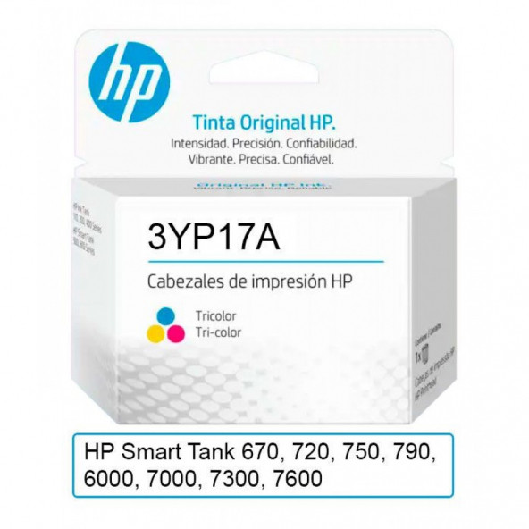 Hp 3YP17A Renkli Orjinal Baskı Kafası