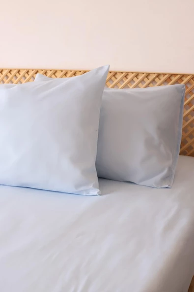 MOOSH Çift Kişilik Lastikli Çarşaf Takımı  | 30 cm yükseklik | Düz Renk | Pamuklu - 6