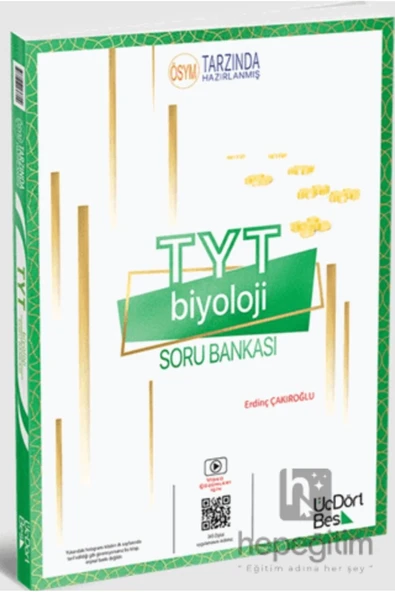 Tyt Biyoloji Soru Bankası Üçdörtbeş - 2