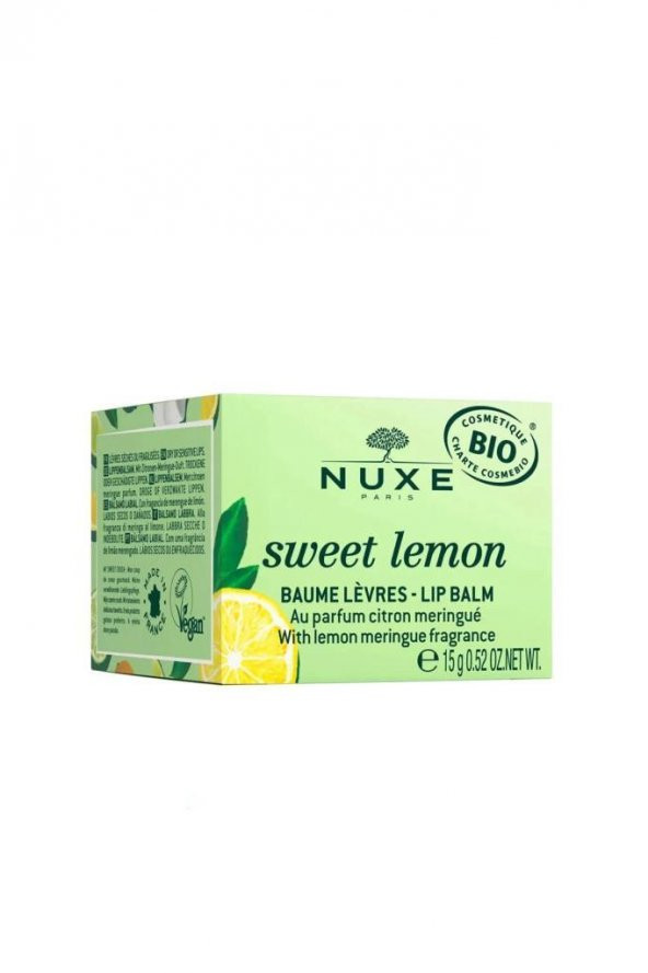 Nuxe Sweet Lemon Lip Balm 15 GR Nemlendirici Dudak Bakım Kremi