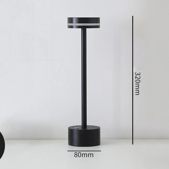 Göksu Dekoratif Şarjlı Led Masa Lambası Rose Gold Fl-8065 - 2
