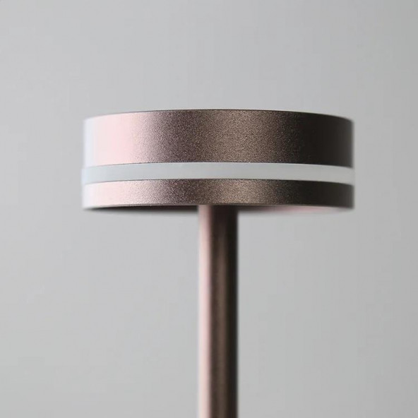 Göksu Dekoratif Şarjlı Led Masa Lambası Rose Gold Fl-8065 - 3