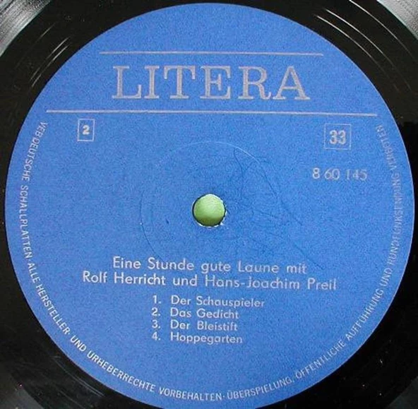 Eine Stunde Gute Laune - Rolf Herricht & Hans-Joachim Preil – Vinly Plak alithestereo - 4