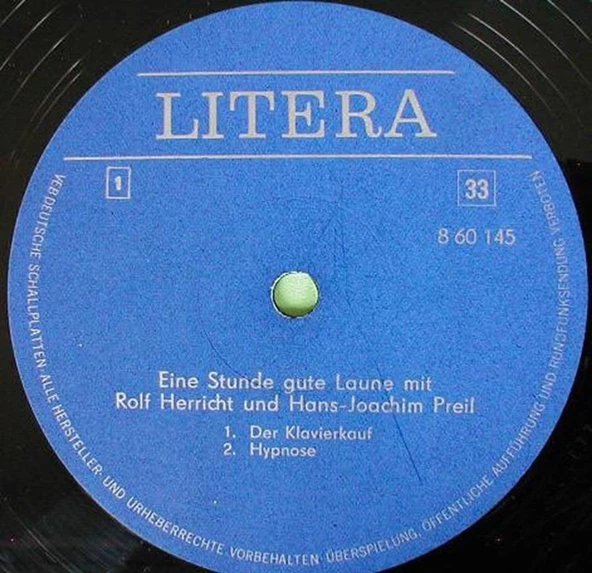 Eine Stunde Gute Laune - Rolf Herricht & Hans-Joachim Preil – Vinly Plak alithestereo - 3