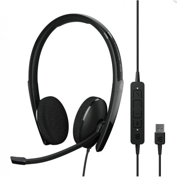 Sennheiser Epos Adapt 160 USB II DUO Kablolu Çağrı Merkezi Kulaklığı - 2