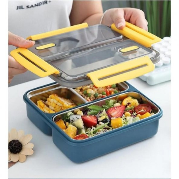 Vagonlife Çelik Lunch Box Mavi - 2