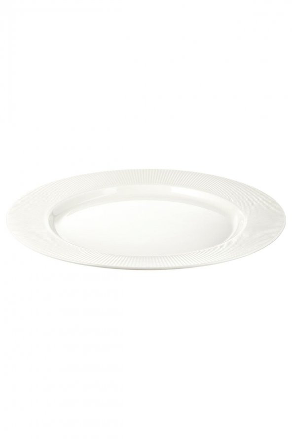 24 Parça OFANTLIGT Yemek Takımı MeridyenDukkan Beyaz Renk Modern Klasik Set Feldispat Porselen - 2