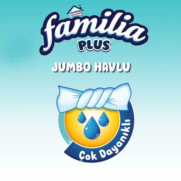 Familia Plus Jumbo Kağıt Havlu 6'lı Dev Rulo (1=6 , 36 Rulo) - 6