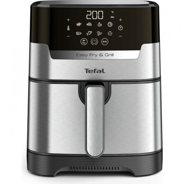 Tefal EY505D Easy Fry & Grill Precision+ Yağsız Fritöz Airfryer, 4,2 Litre Kapasite, Hava ile Kızartma & Izgara - 1510002069 - 1