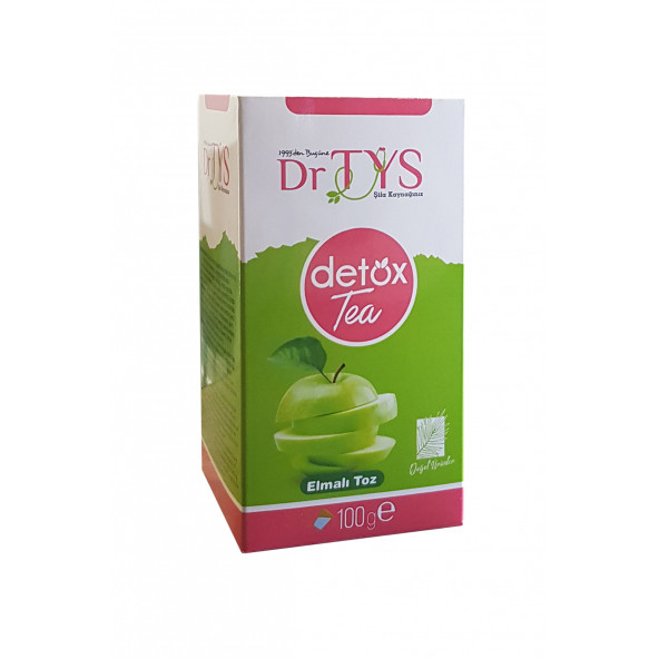 Dr Tys Detox Tea Elmalı Toz Çay 100 gr Elma Tozu Detoks Çayı