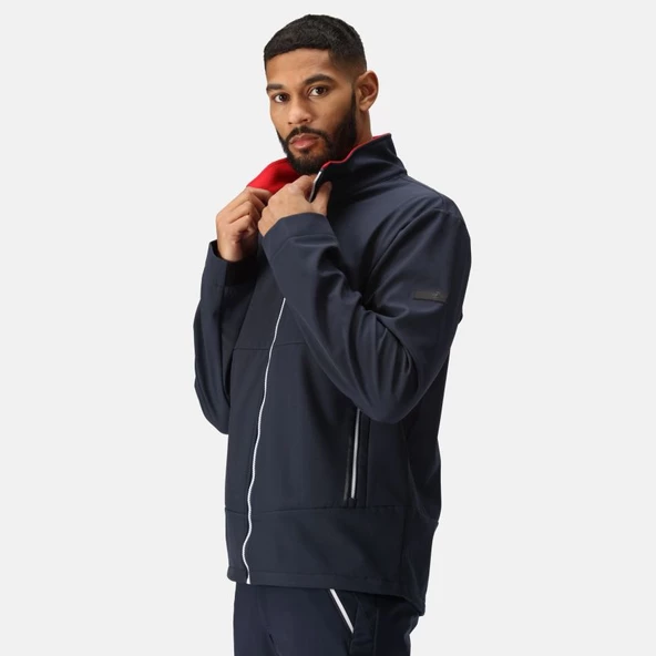 Regetta Men's Dendrick Softshell Jacket Erkek Softshell Lacivert RML250 - Resim 3