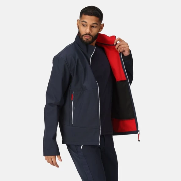Regetta Men's Dendrick Softshell Jacket Erkek Softshell Lacivert RML250 - Resim 4