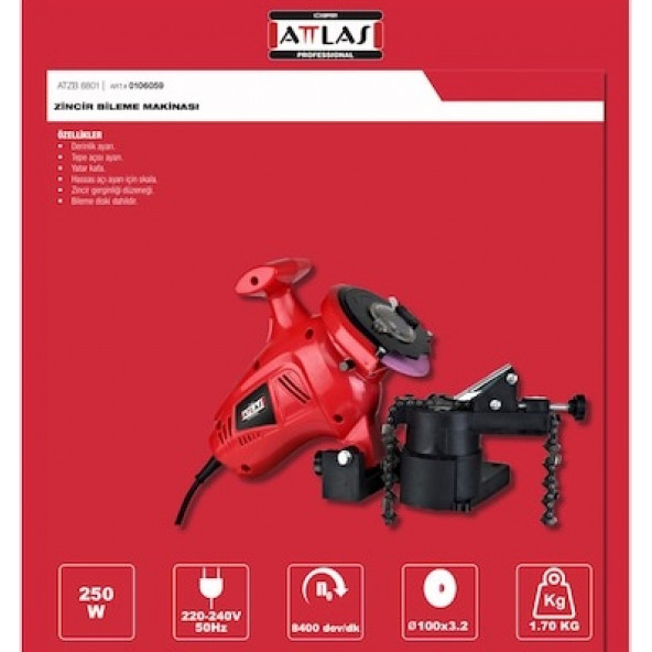 Attlas Atzb 8801 Zincir Bileme Makinesi - 2