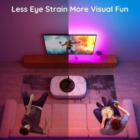 Govee RGBIC Basic LED Şerit, H618A3D1 WiFi+BT, Alexa, Google Asst. Destekli - 5 Metre