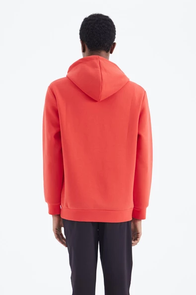 TOMMY LIFE Fiesta Kapüşonlu Bağcıklı Baskı Detaylı Rahat Kalıp Erkek Sweatshirt - 88287 T14ER-88287 - 8