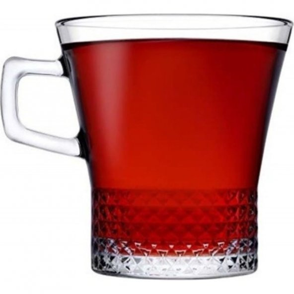 Paşabahçe 55703 Kuvars Kulplu Bardak 250 CC 4 Adet - Resim 2