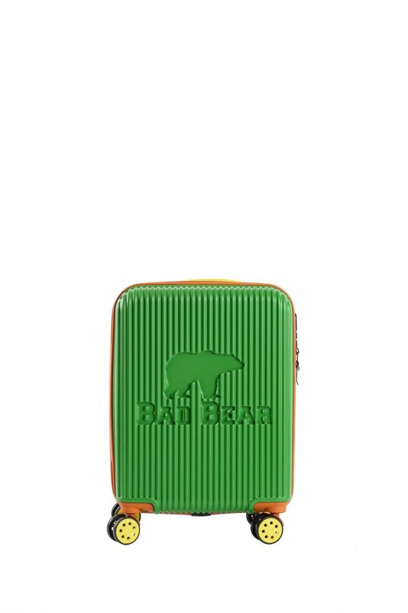 Bad Bear Logo Yeşil Kabin Boy Tekerlekli Abs Valiz 40 Lt. 23.01.80.003-C13