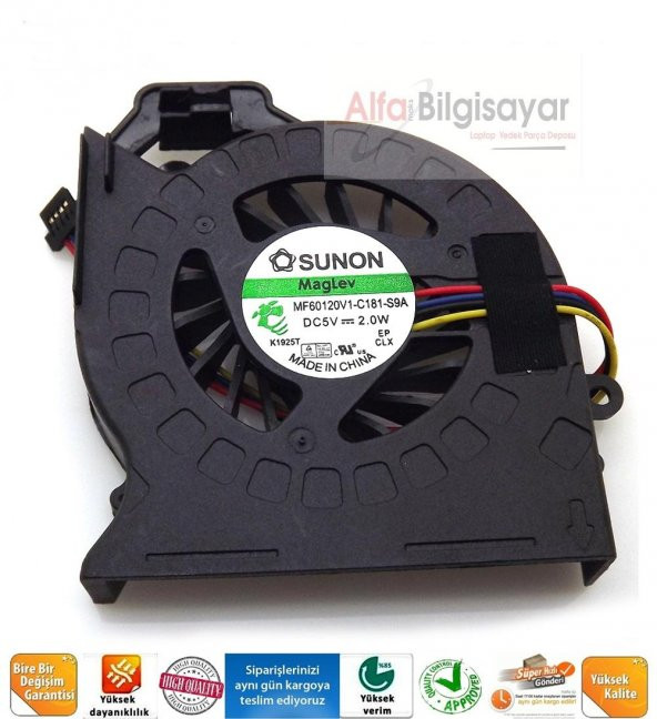 HP Pavilion dv6-6b05et A3C22EA   FAN CPU COOLİNG İŞLEMCİ CPU FANI SIFIR A+++ - 1