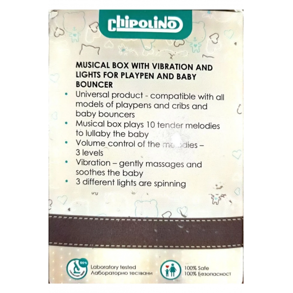 Chipolino Üniversal Park Yatak Müzik Titreşim Kutusu - 2