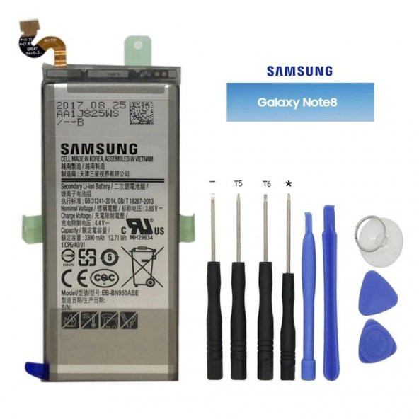 Samsung Note 8 Pil Batarya Eb-Bn950abe Ve Tamir Seti