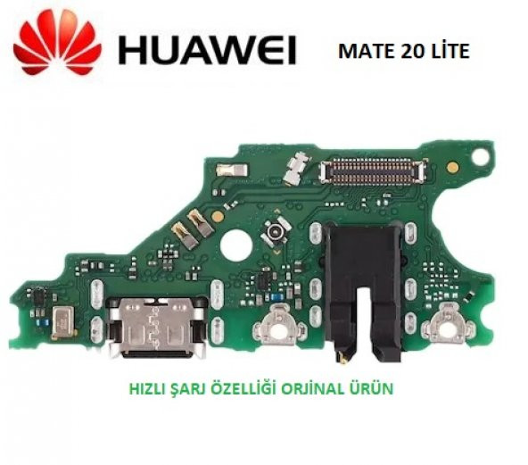 Huawei Mate 20 Lite Şarj Kulaklık Soket Mikrofon Bordu SNE-LX1 - 1