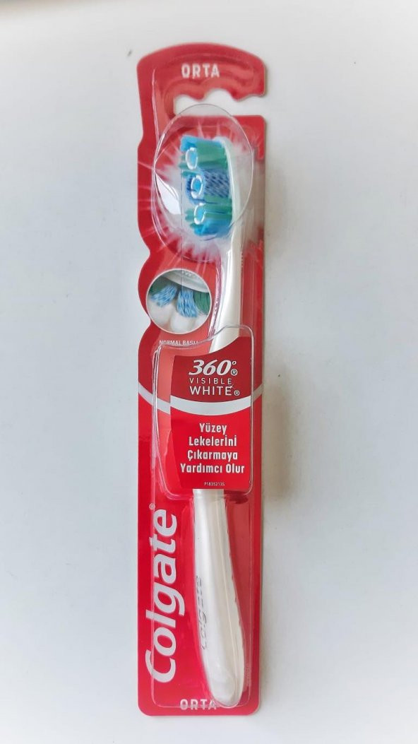 Colgate 360 Visible White Diş Fırçası - Orta