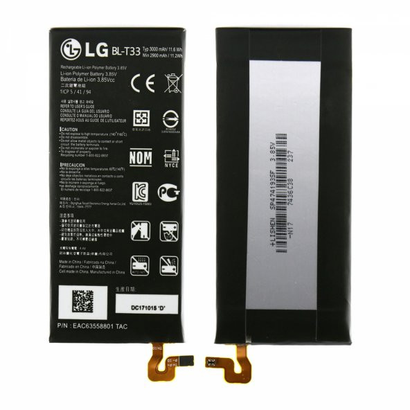 LG Q6 Pil Batarya BL-T33