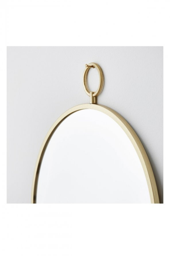 Grytas Çelik Pirinç-Gold Altın Rengi Masa-Makyaj Aynası, 25 cm - 3