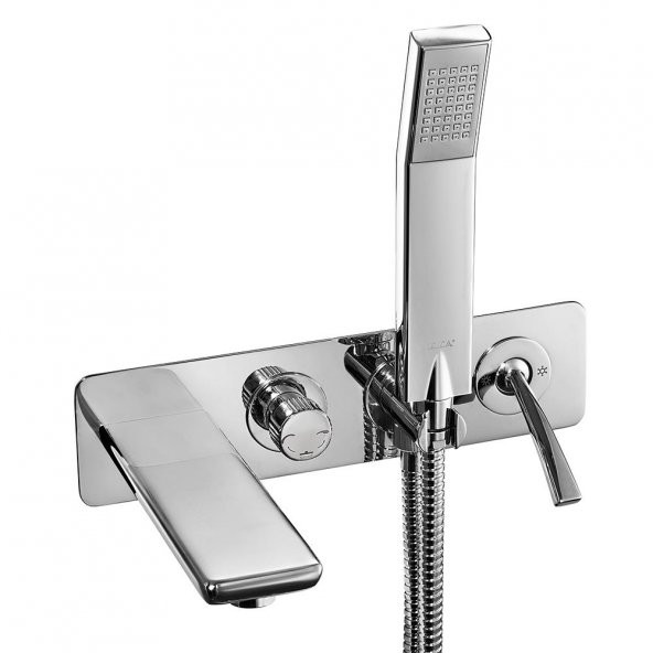 Eca Novita Ankastre Banyo Bataryası Duşlu 3 Parça Set  3 Yollu  ECA.ANKSET.BD304 ürün görseli 1