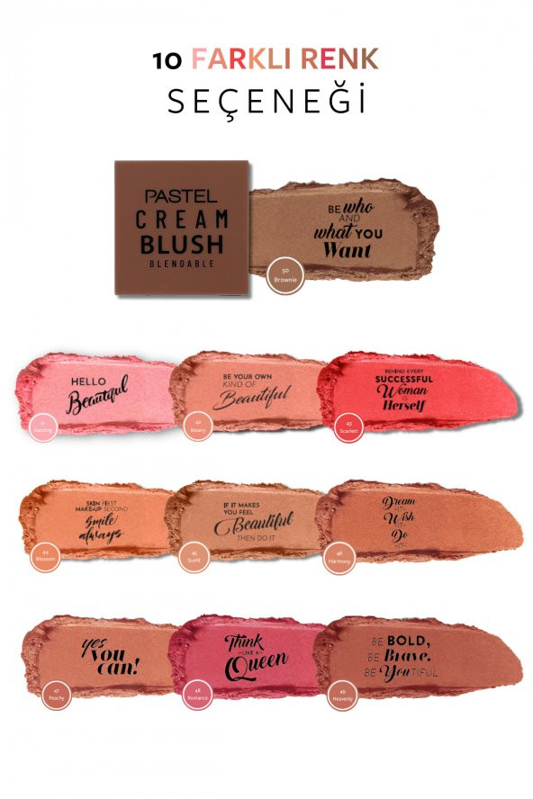 Cream Blush - Krem Allık 50 Brownie - 3