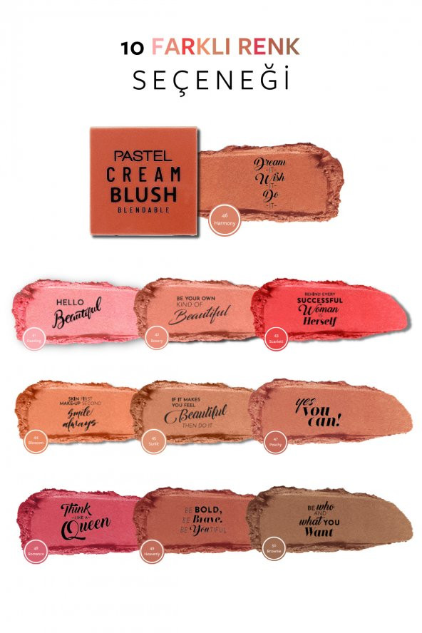 Cream Blush - Krem Allık 46 Harmony - 2