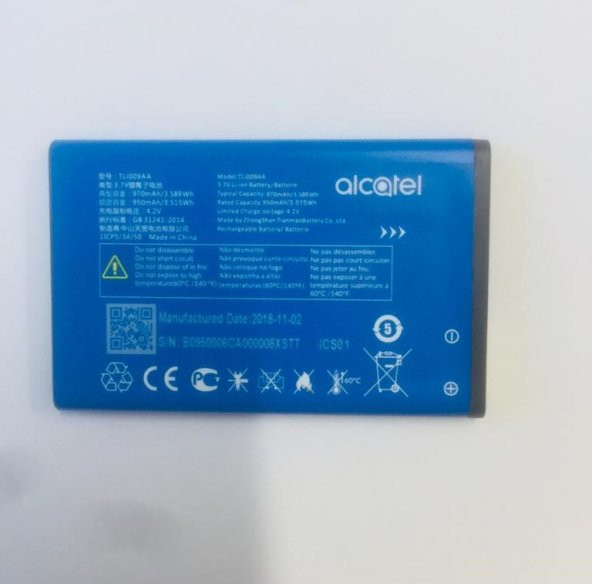 ALCATEL 2003 OT-2053D OT-2053X TLİ009AA BATARYA PİL - Resim 2