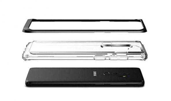 VRS Design Crystal Bumper Samsung Galaxy S9 Metal Black Kılıf