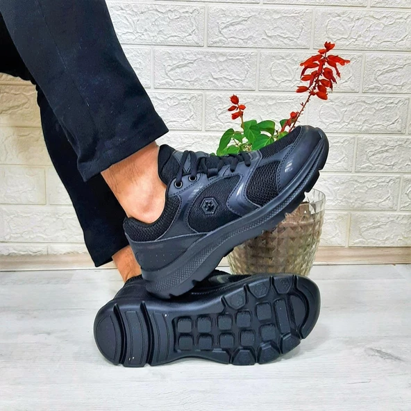 Lumberjack Jumbo Siyah Memoryfoam Hafif Rahat Spor Ayakkabı ürün görseli 1
