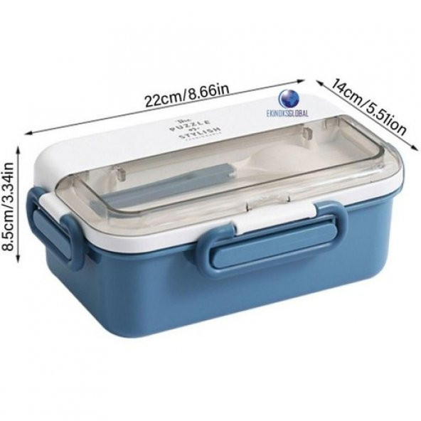 Vagonlife Taşınabilir 304 Paslanmazçelik Çocuklar Öğrenci ve Ofis Için Sızdırmaz Yemek Kutusu Sefer Tası 900ML - 2