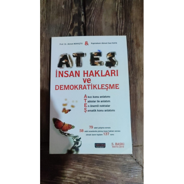 ATEŞ İnsan Hakları ve Demokratikleşme Konu Anlatımı .. 5. BASKI