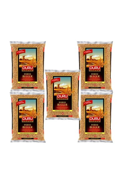 Duru Başbaşı Bulgur 1 kg x 5 Adet - 1