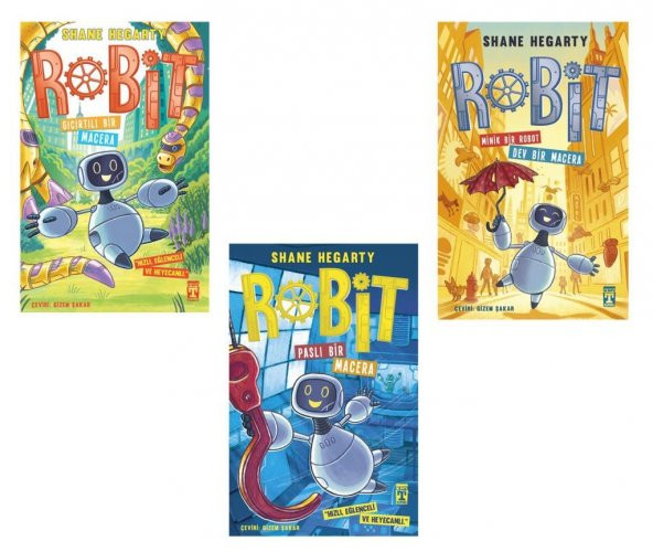 Shane Hegarty Robit Set 3 Kitap