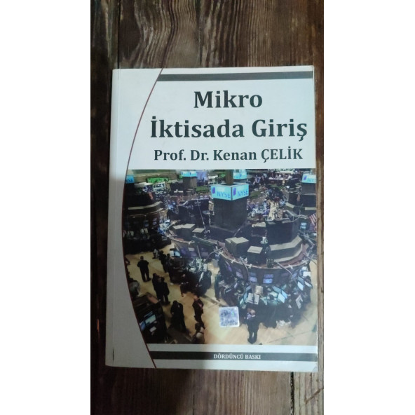 MİKRO İKTİSADA GİRİŞ .. KENAN ÇELİK ürün görseli