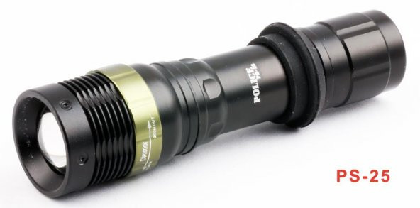 Polıce PS-34 Üç Ayrı Modda Işık, Şarjlı El Feneri