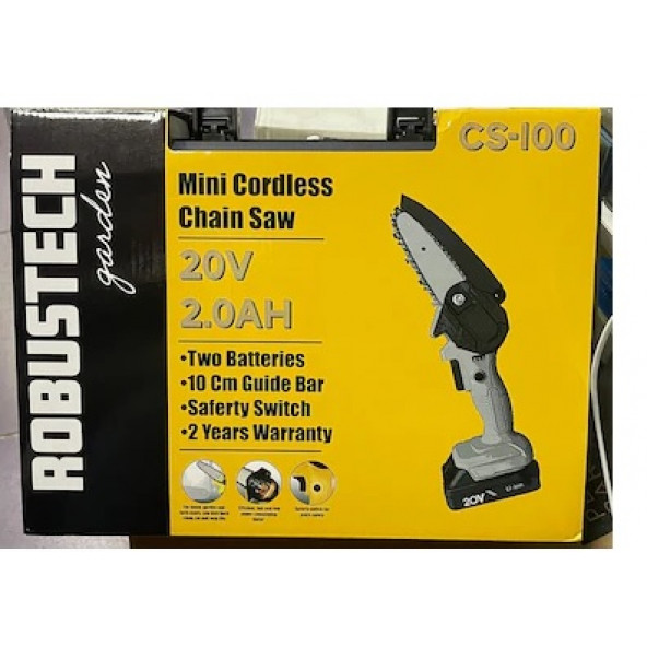 Robustech CS-100 Akülü Zincirli Ağaç Kesme - 4
