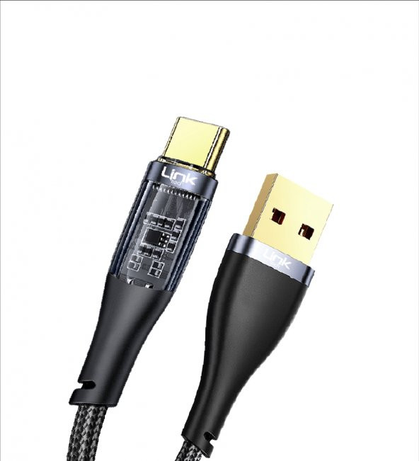 LinkTech K671 USB - Type-C 20W 3A 1.3m Örgü Şarj Kablosu - 2