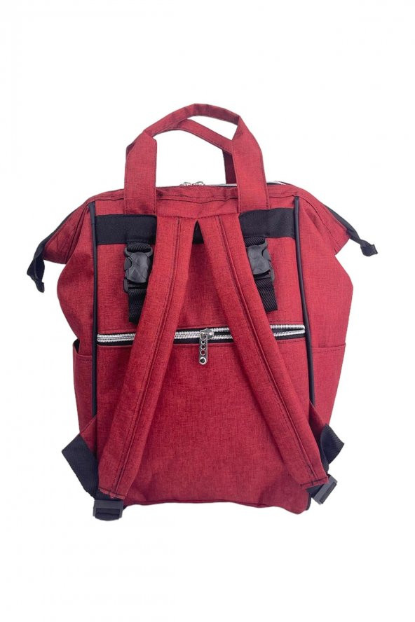 Anne Bebek Bakım Sırt Çantası Biberon Termoslu Sıvı Geçirmez - 3